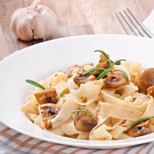 Penne Pasta with  Mushrooms