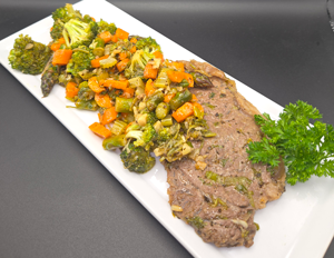 Sautéed Steak with Vegetables