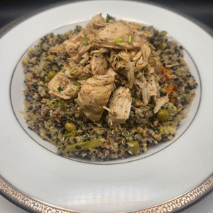 Tri-color Quinoa Chicken Salad